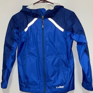 Kids L.L. Bean Blue Windbreaker Jacket